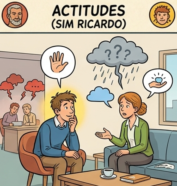 Sim Ricardo — RPG de inteligencia emocional ante el CEO